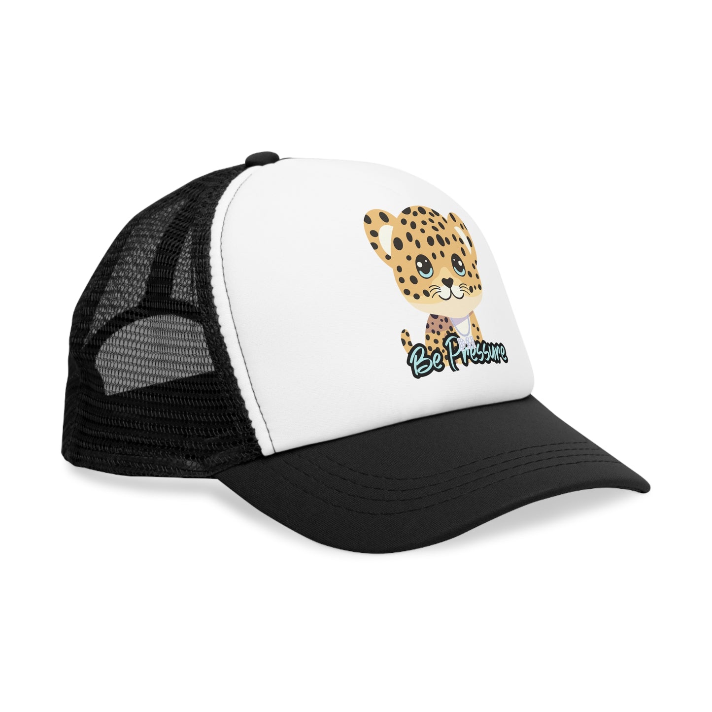 Psi Be Pressure "Baby Leopard" Mesh Cap - Fun and Stylish Trucker Hat for All Occasions
