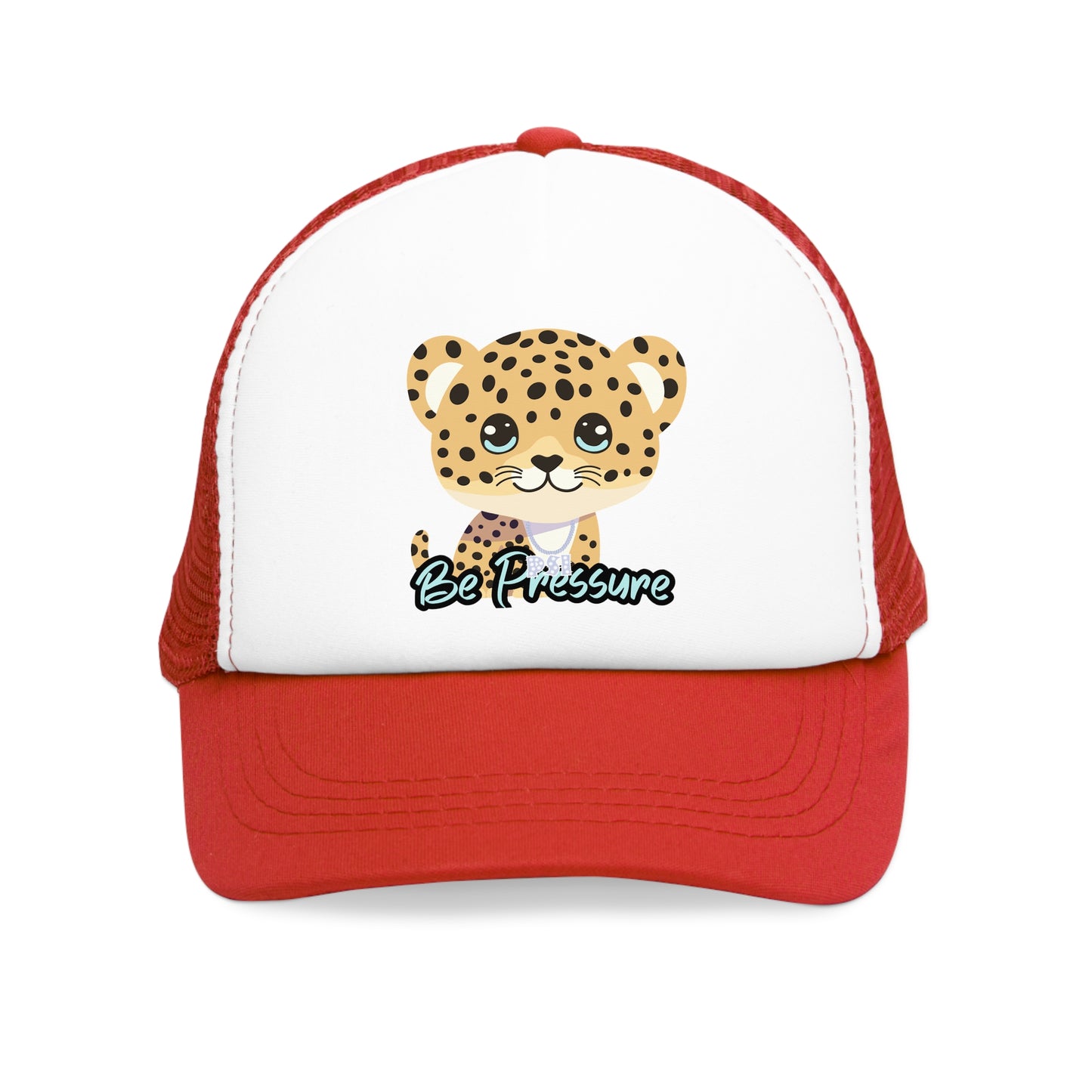 Psi Be Pressure "Baby Leopard" Mesh Cap - Fun and Stylish Trucker Hat for All Occasions