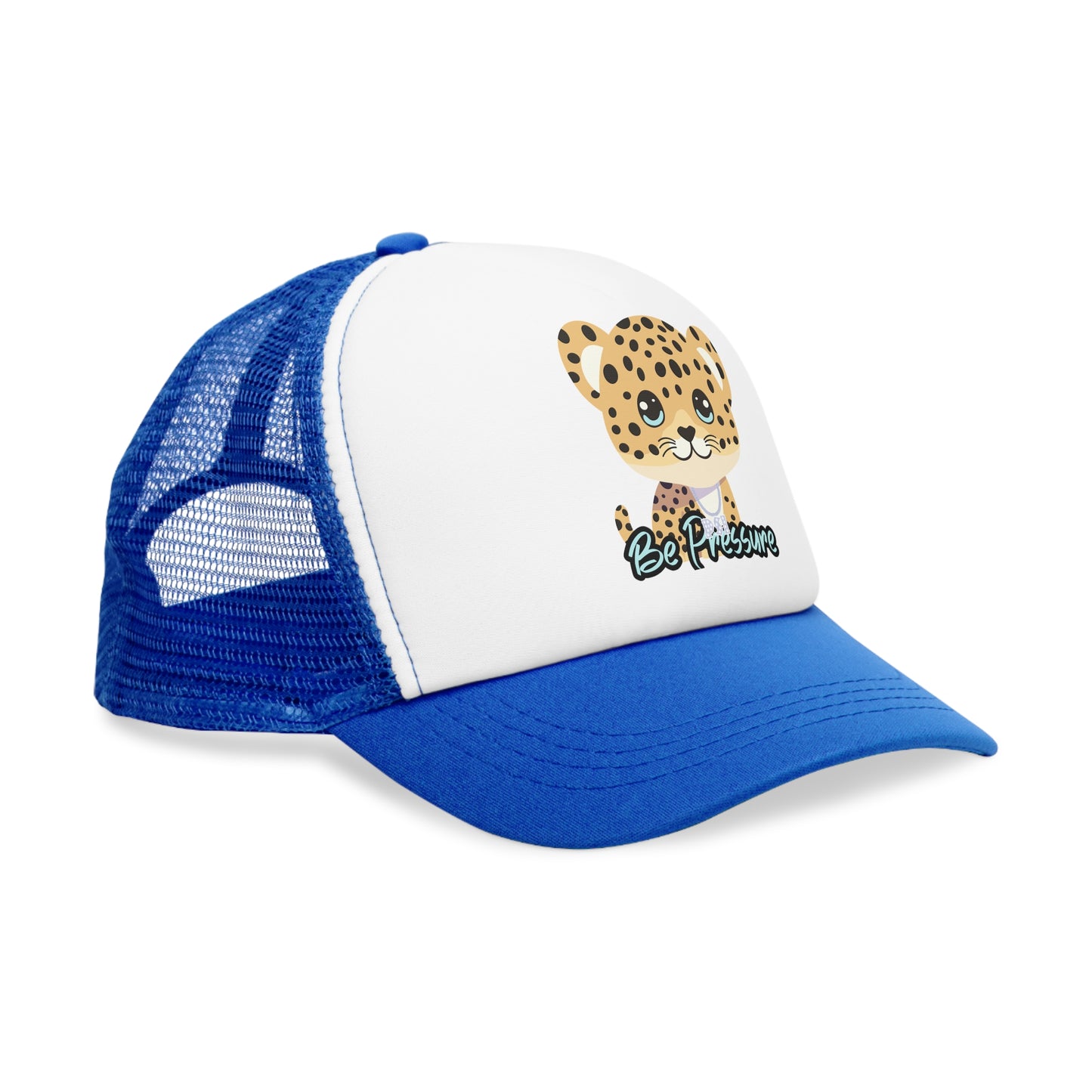 Psi Be Pressure "Baby Leopard" Mesh Cap - Fun and Stylish Trucker Hat for All Occasions