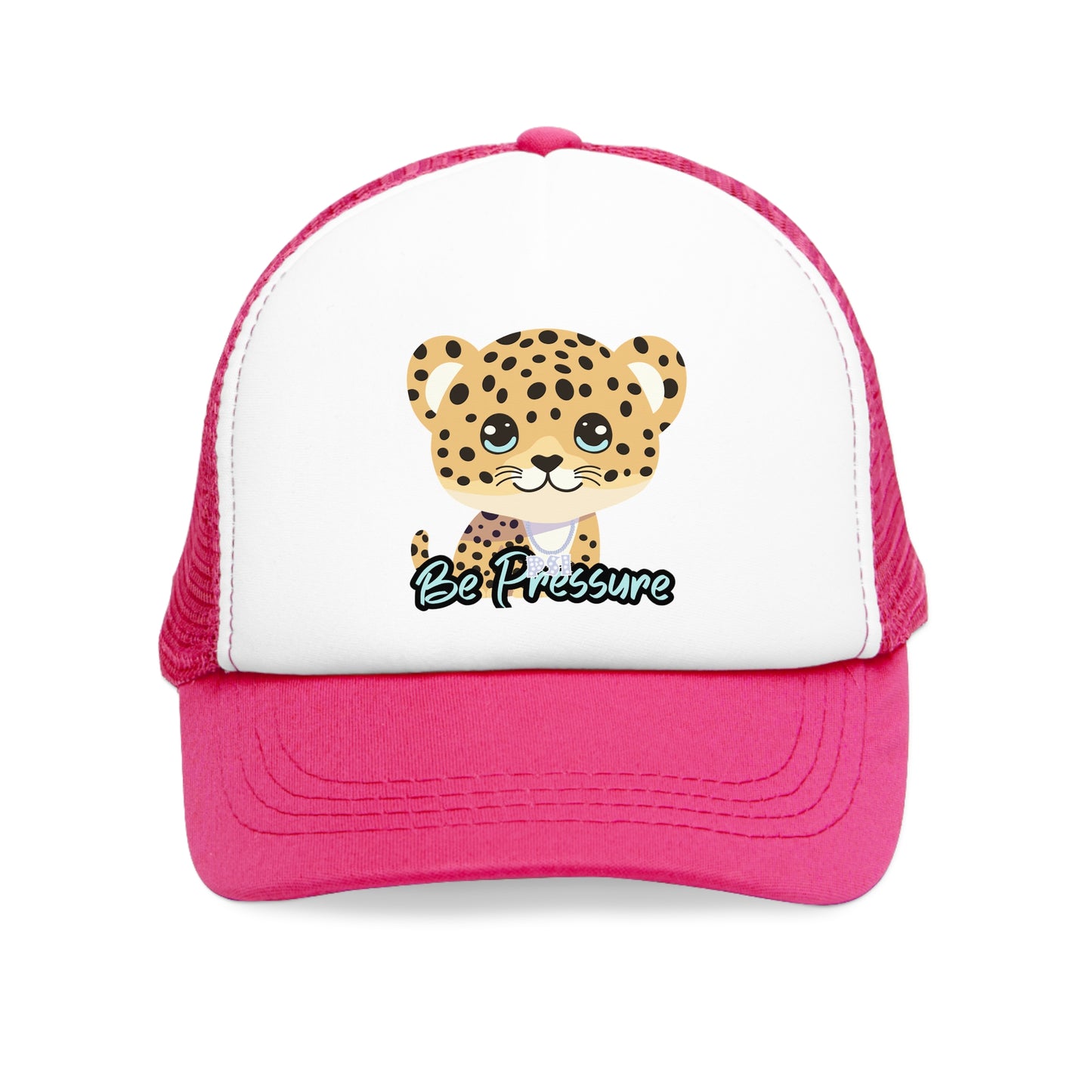 Psi Be Pressure "Baby Leopard" Mesh Cap - Fun and Stylish Trucker Hat for All Occasions