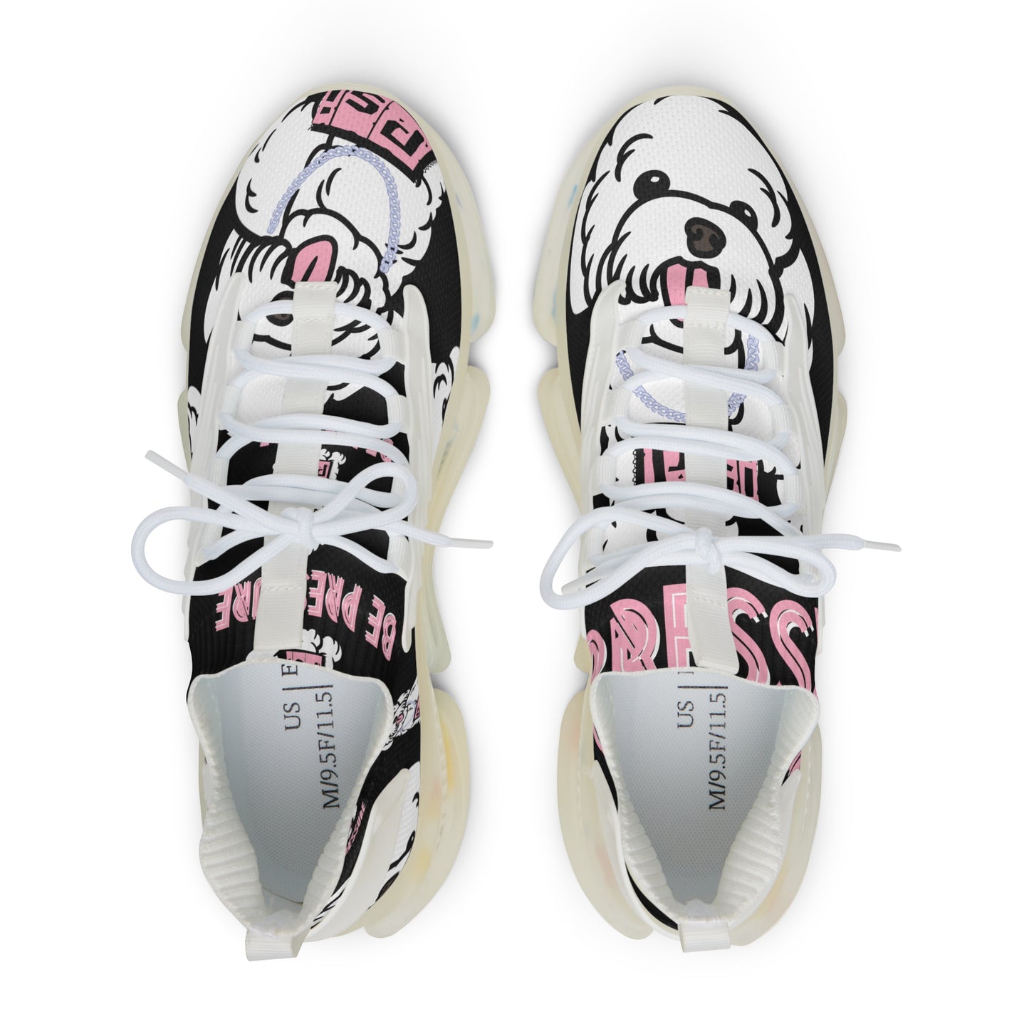 Psi Be Pressure "Cute Puppy" Men's Mesh Sneakers