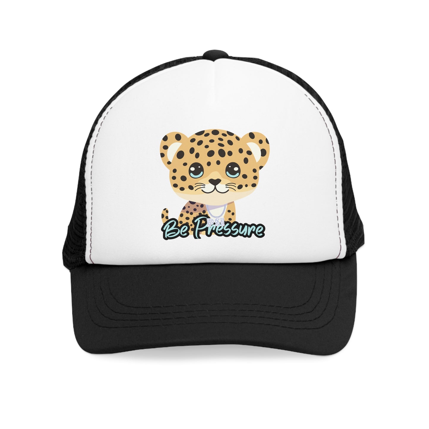Psi Be Pressure "Baby Leopard" Mesh Cap - Fun and Stylish Trucker Hat for All Occasions