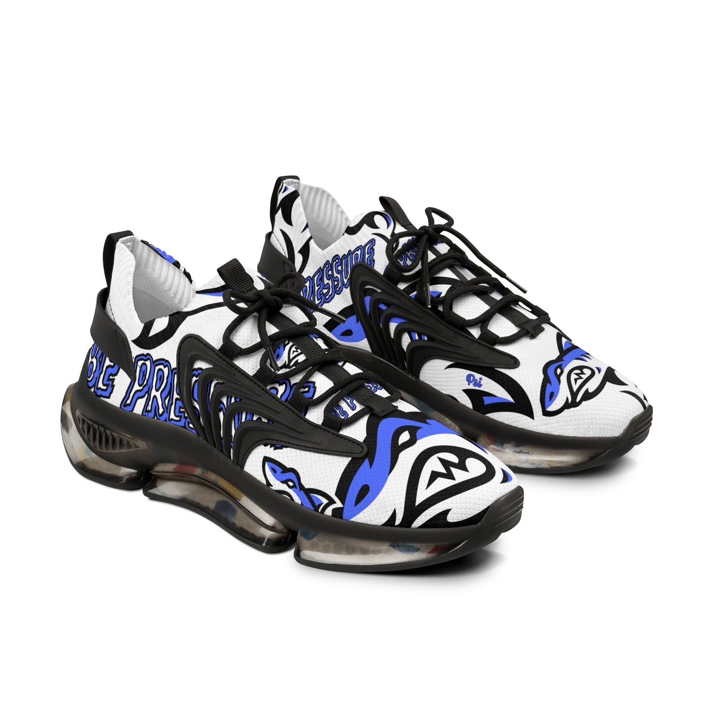 Psi Be Pressure "Big Shark" Men's Mesh Sneakers