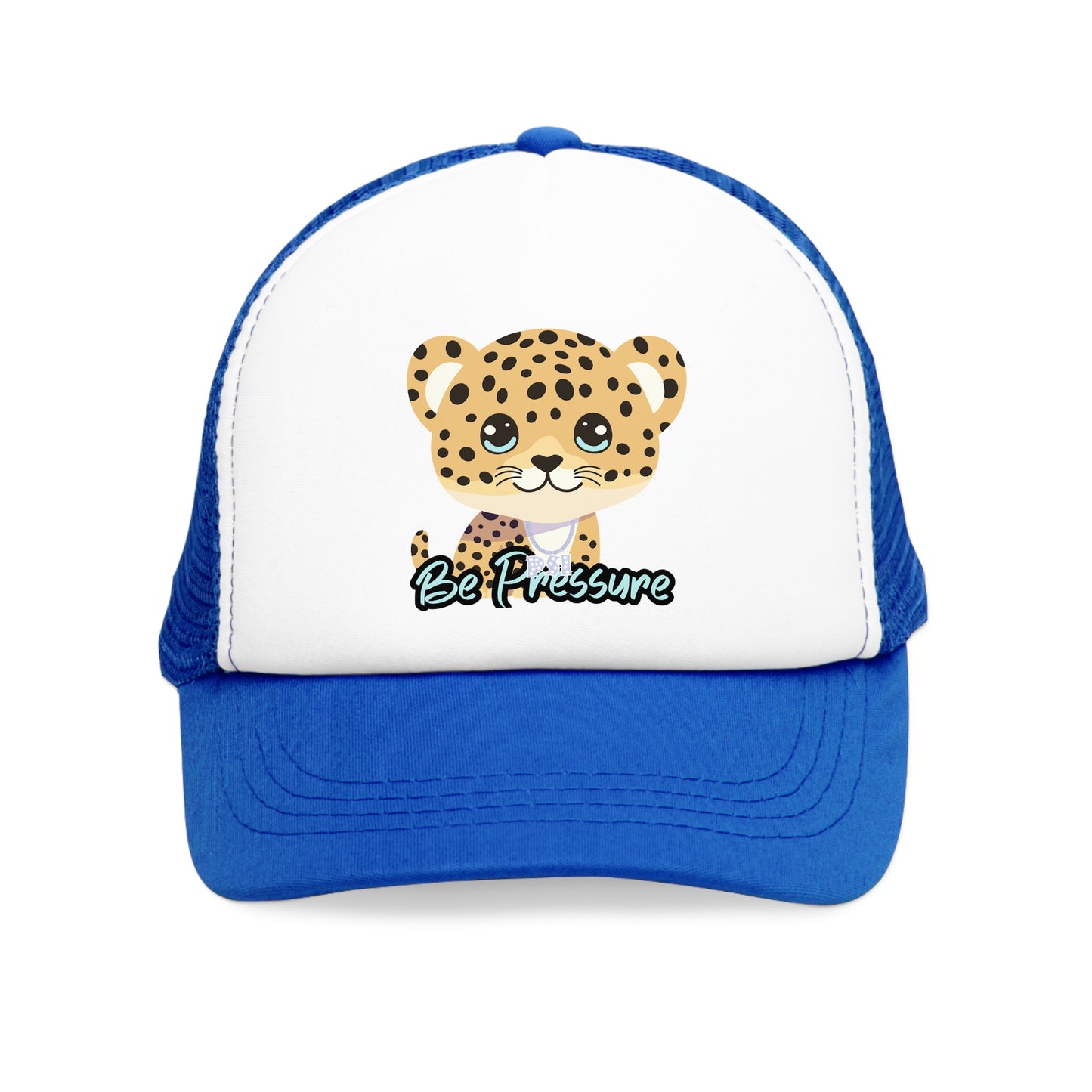Psi Be Pressure "Baby Leopard" Mesh Cap - Fun and Stylish Trucker Hat for All Occasions
