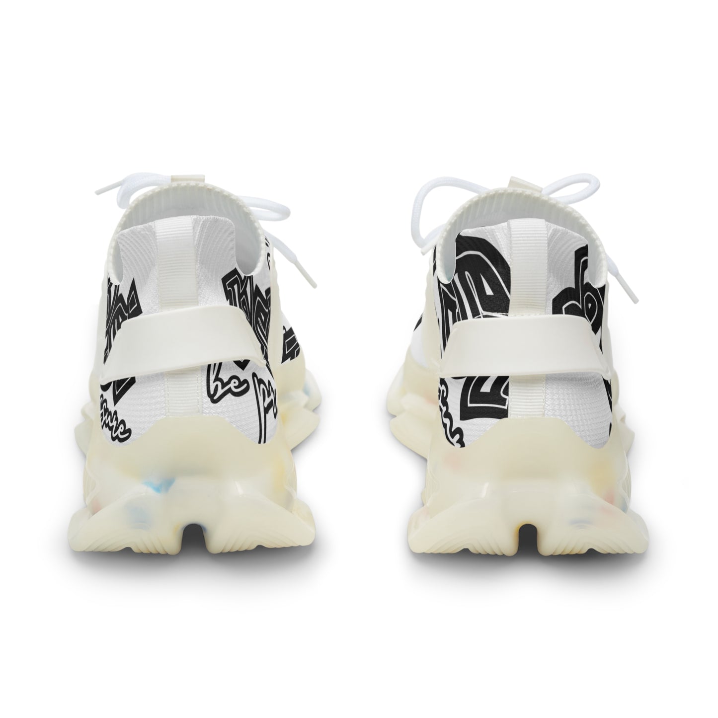 Stylish Men&#039;s Mesh Sneakers with Bold Graphic Design