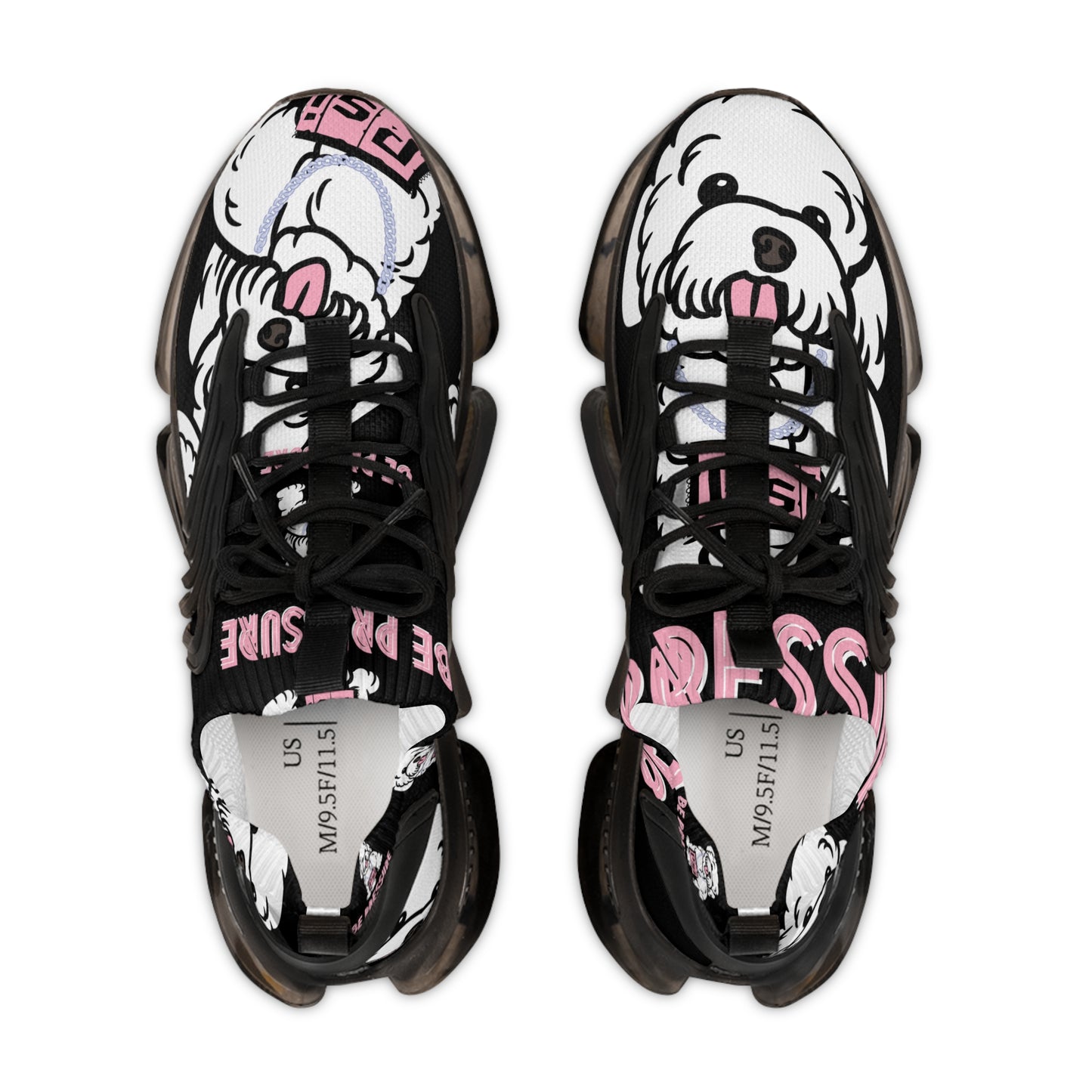 Psi Be Pressure "Cute Puppy" Men's Mesh Sneakers