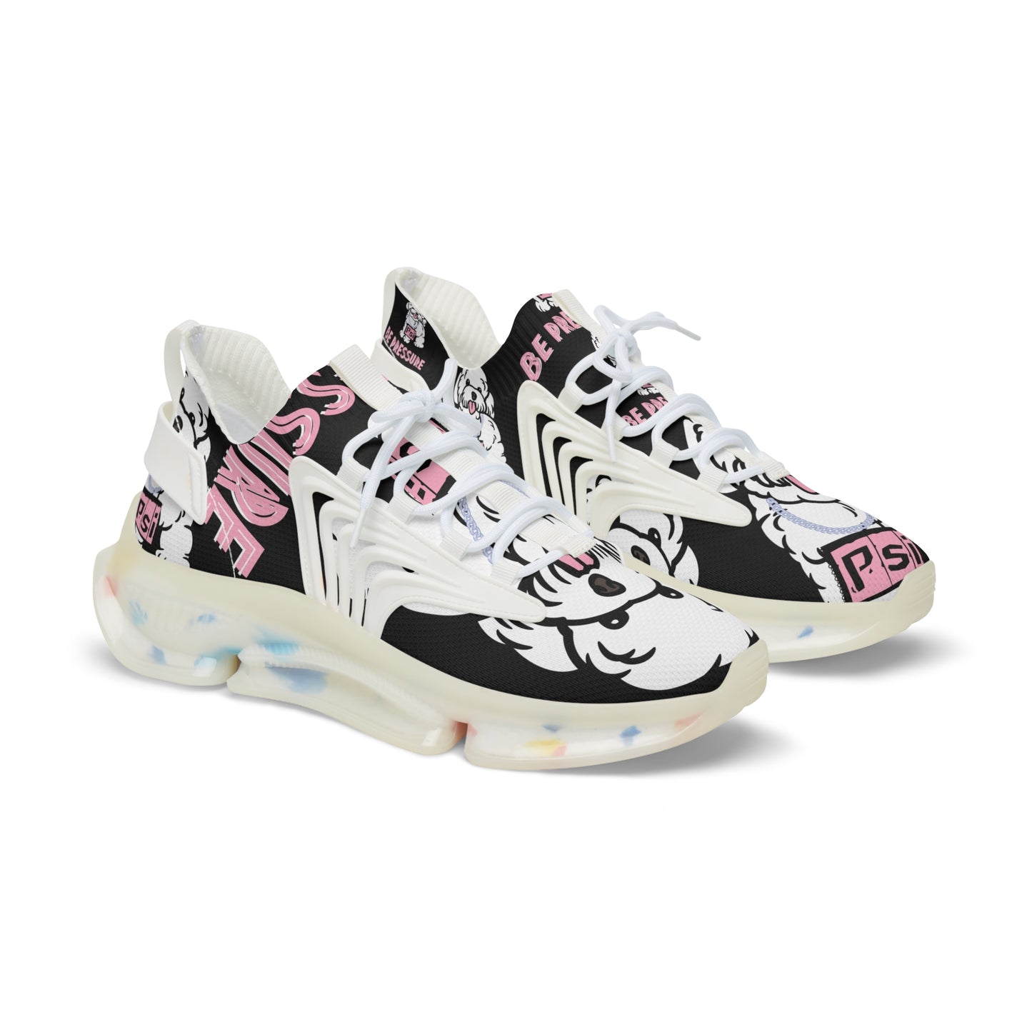 Psi Be Pressure "Cute Puppy" Men's Mesh Sneakers