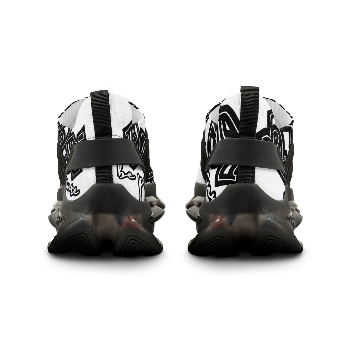 Stylish Men&#039;s Mesh Sneakers with Bold Graphic Design