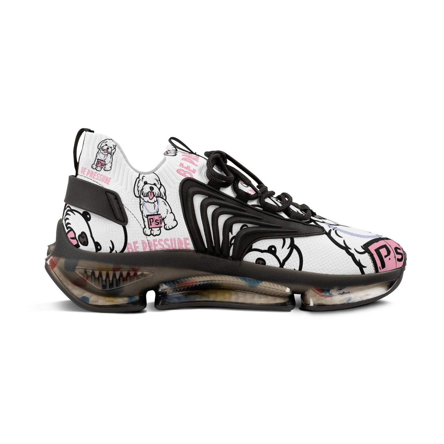 Psi Be Pressure "Cute Puppy" Men's Mesh Sneakers