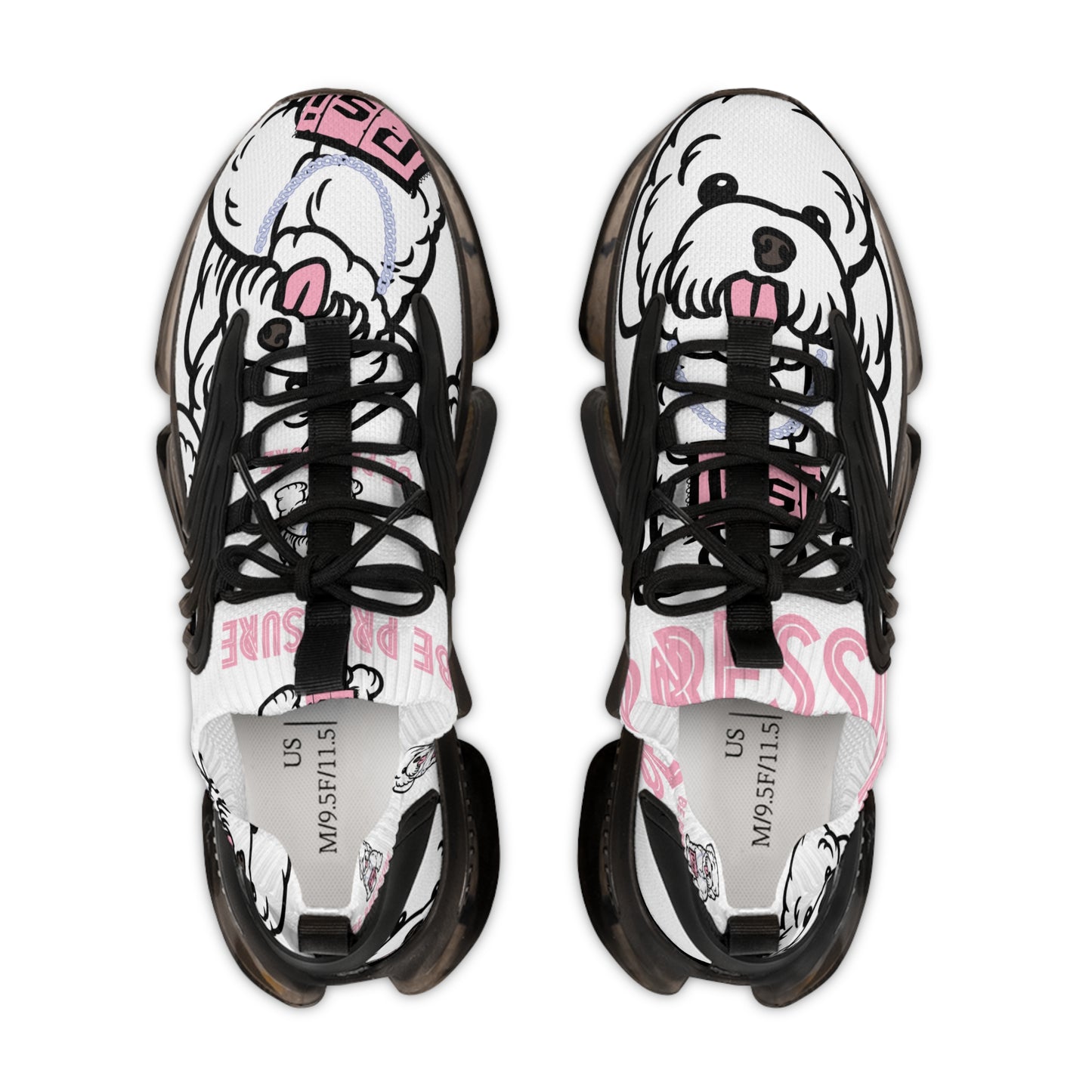 Psi Be Pressure "Cute Puppy" Men's Mesh Sneakers