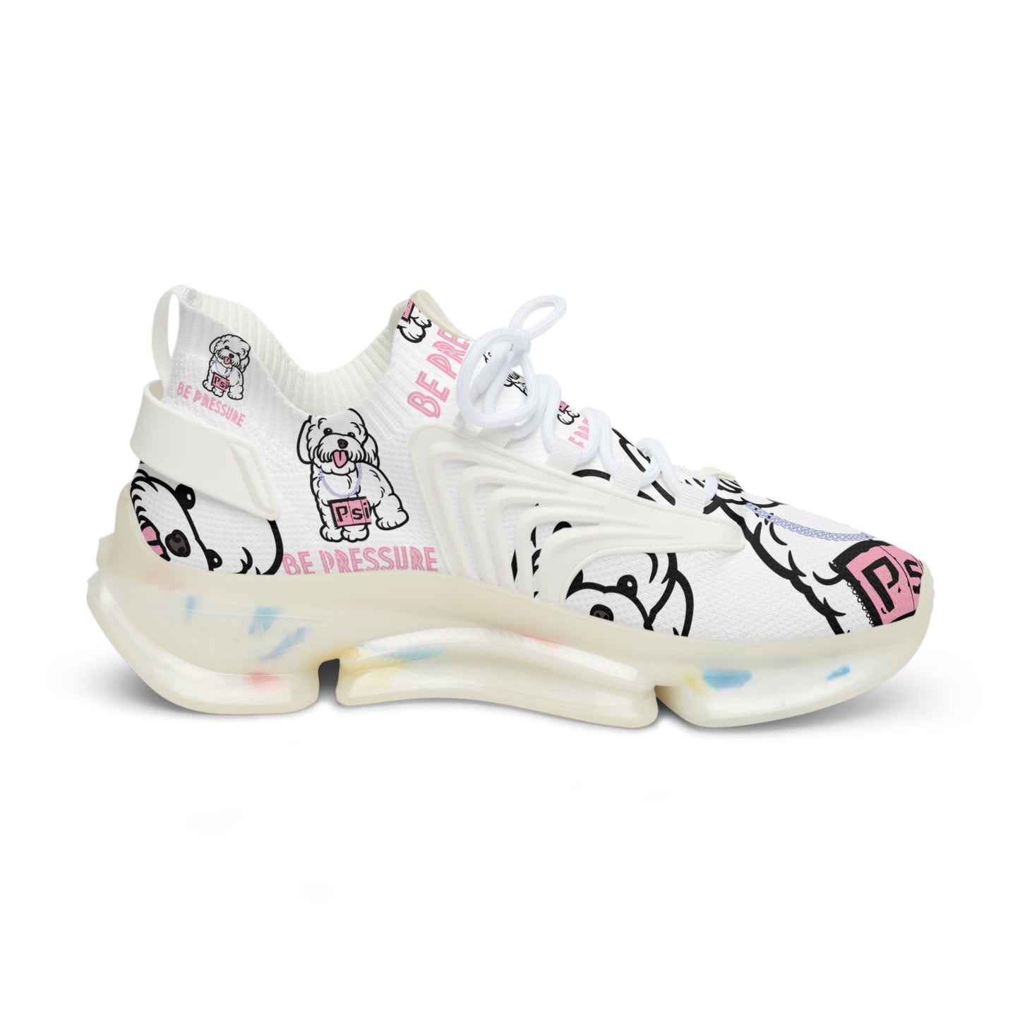Psi Be Pressure "Cute Puppy" Men's Mesh Sneakers