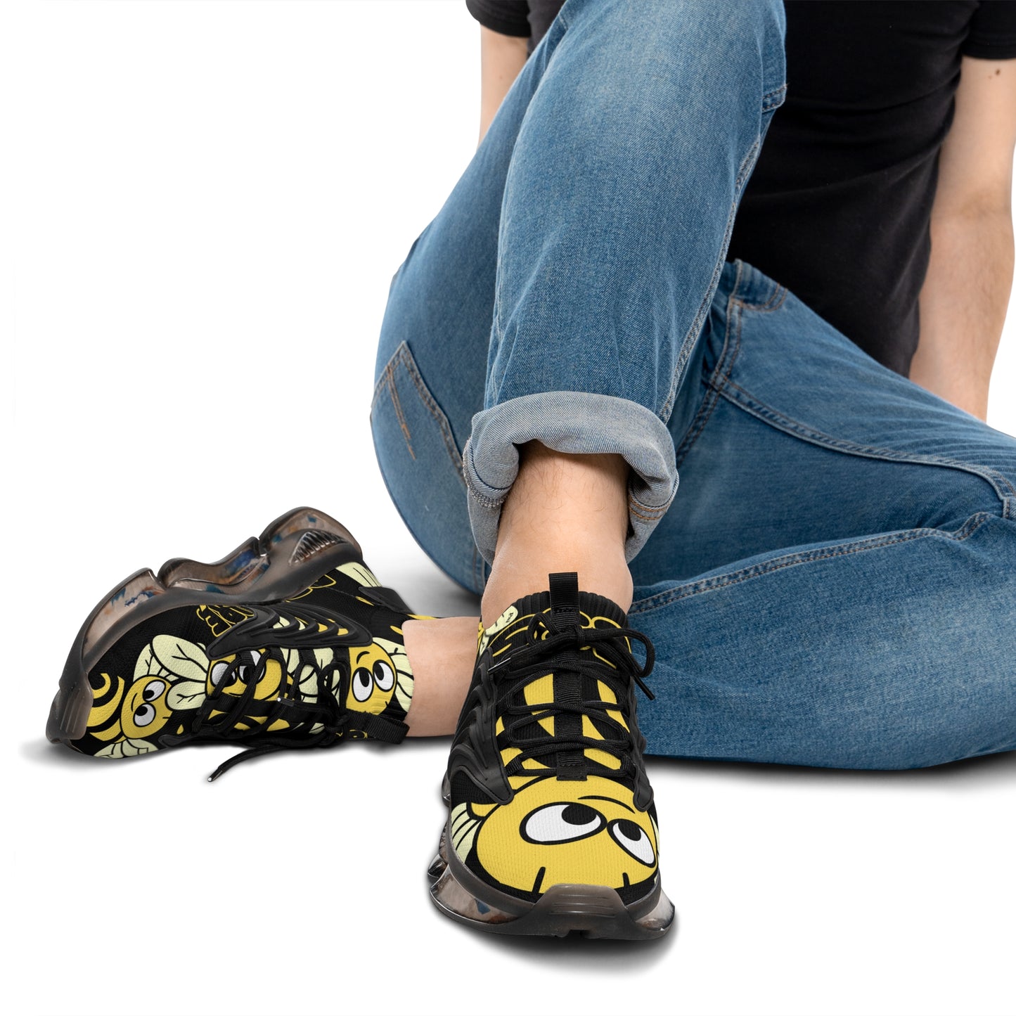 Psi Be Pressure "Big Bee" Men's Mesh Sneakers