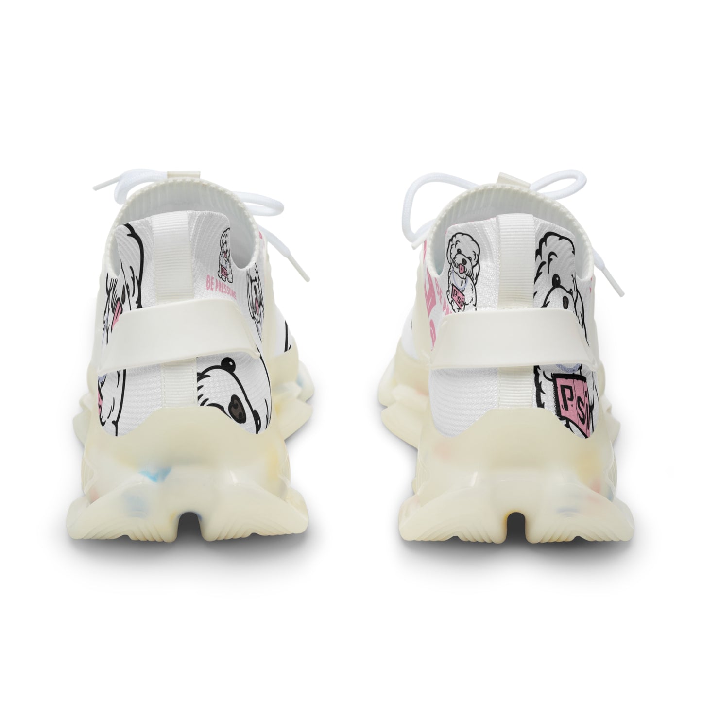 Psi Be Pressure "Cute Puppy" Men's Mesh Sneakers