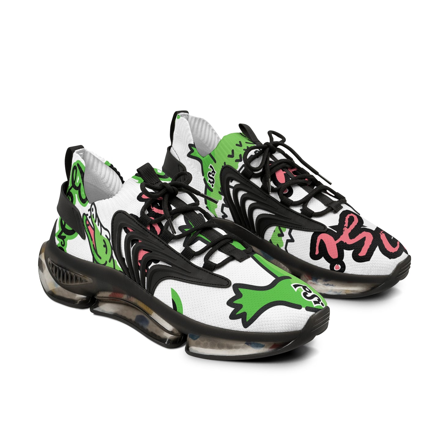 Be Pressure "Big Gator" Men's Mesh Sneakers