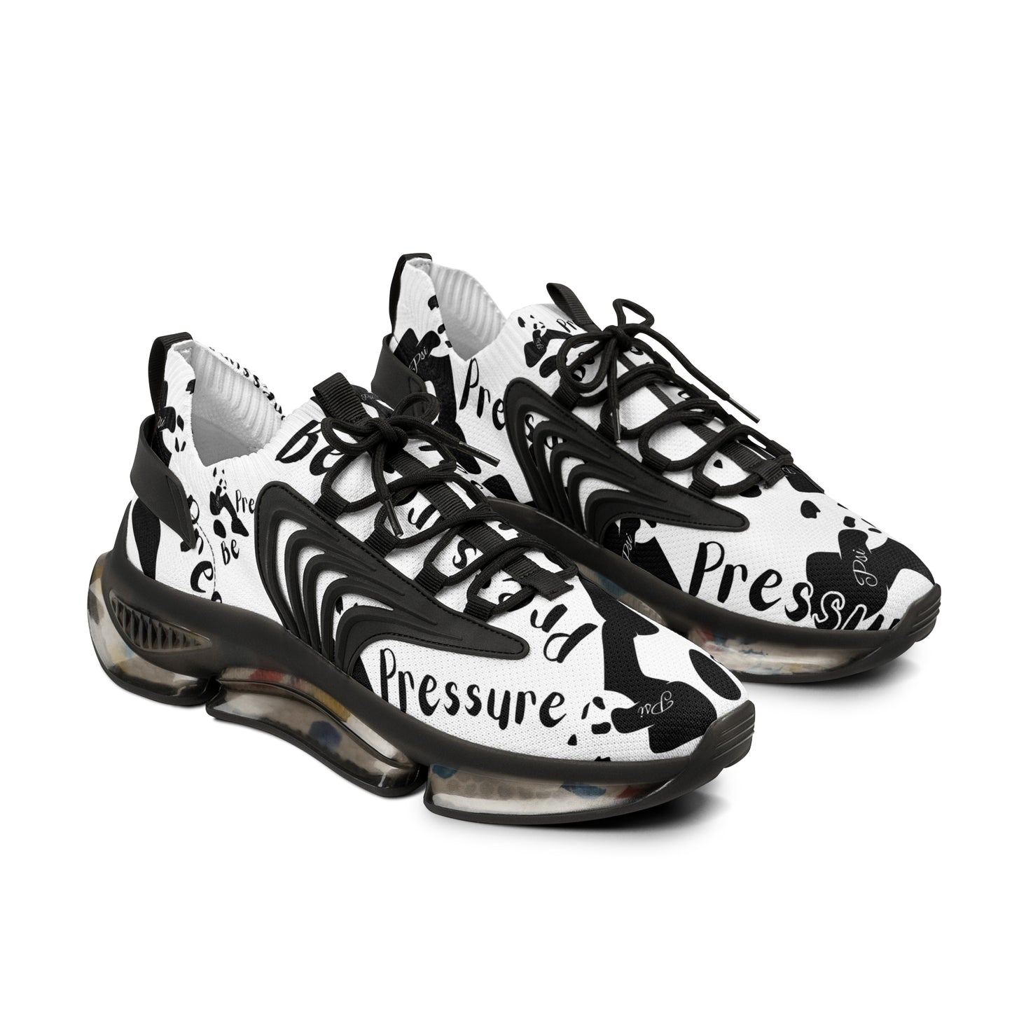Psi Be Pressure "Big Panda" Men's Mesh Sneakers
