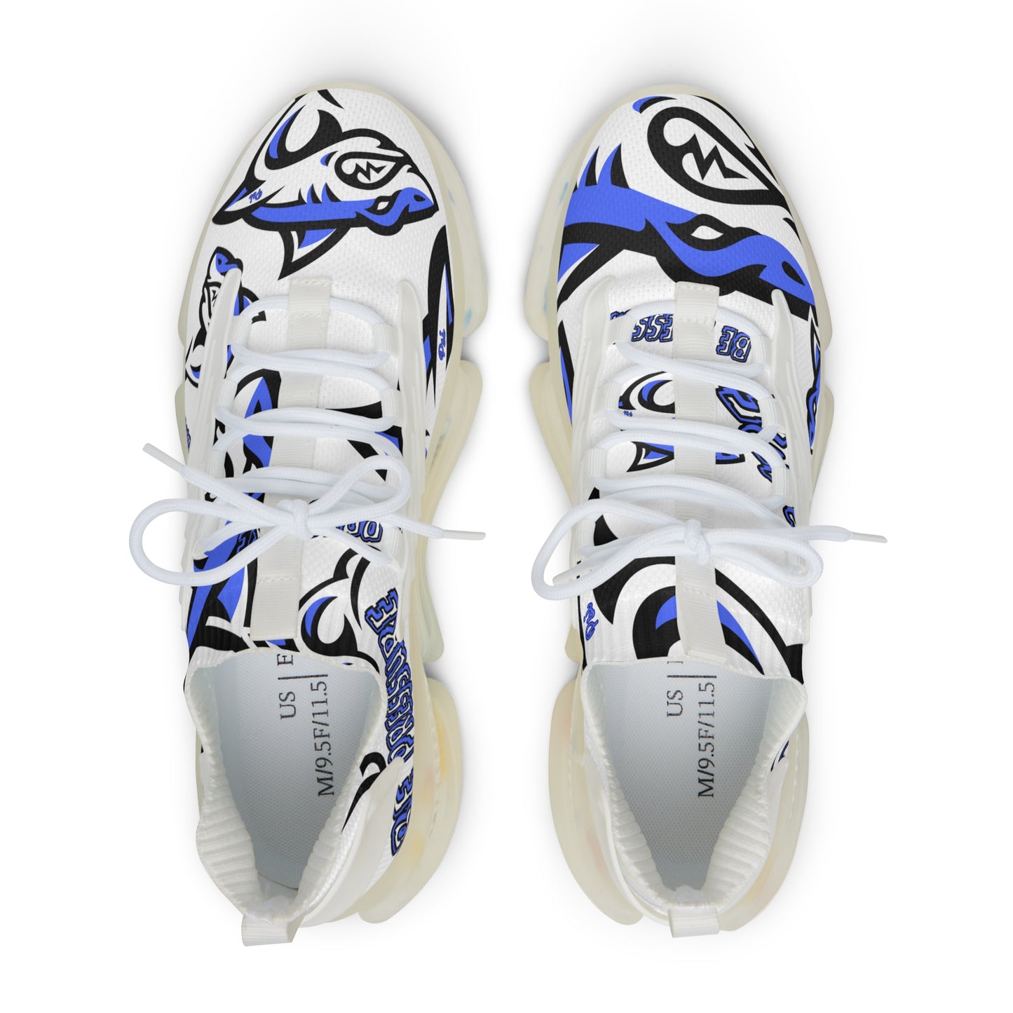 Psi Be Pressure "Big Shark" Men's Mesh Sneakers