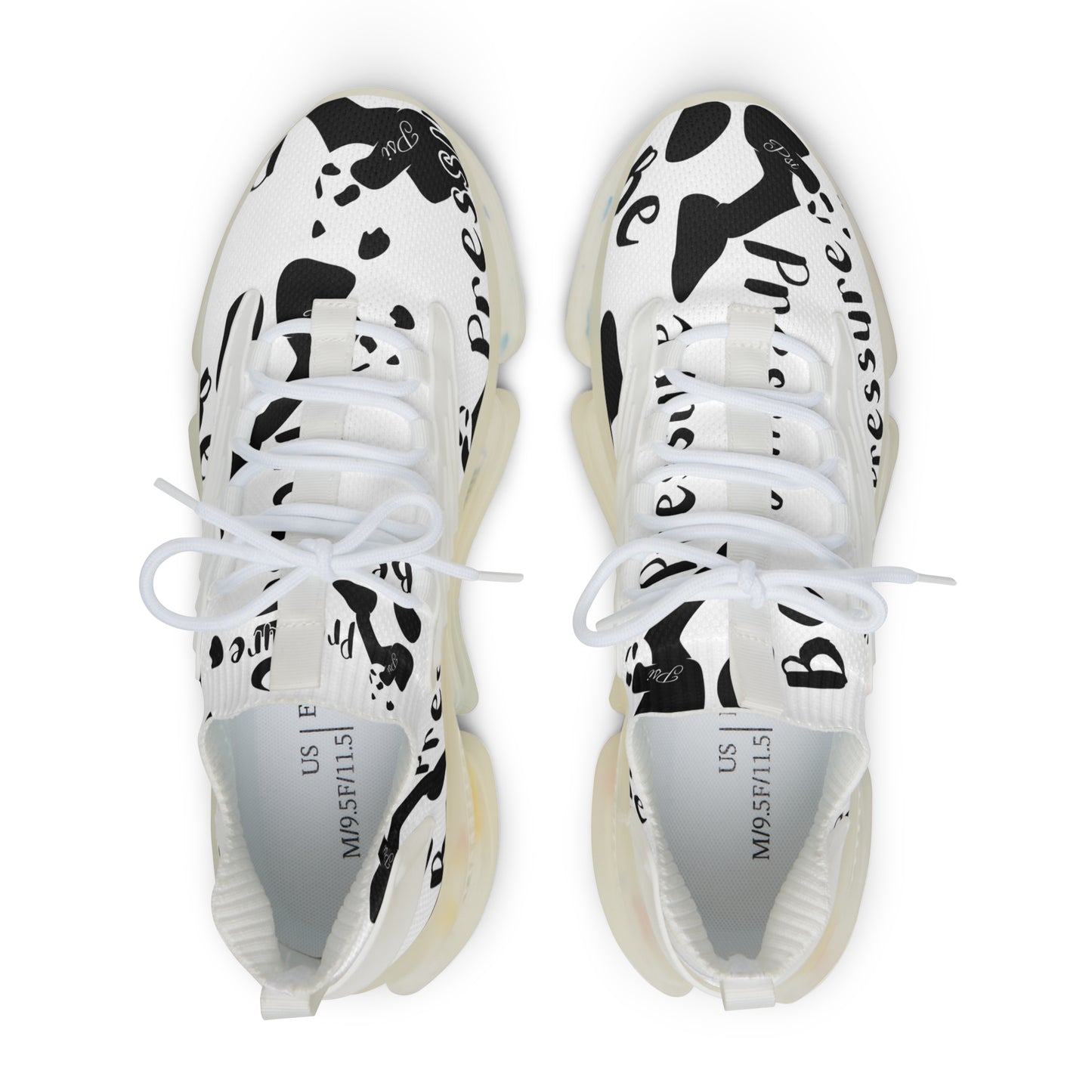 Psi Be Pressure "Big Panda" Men's Mesh Sneakers