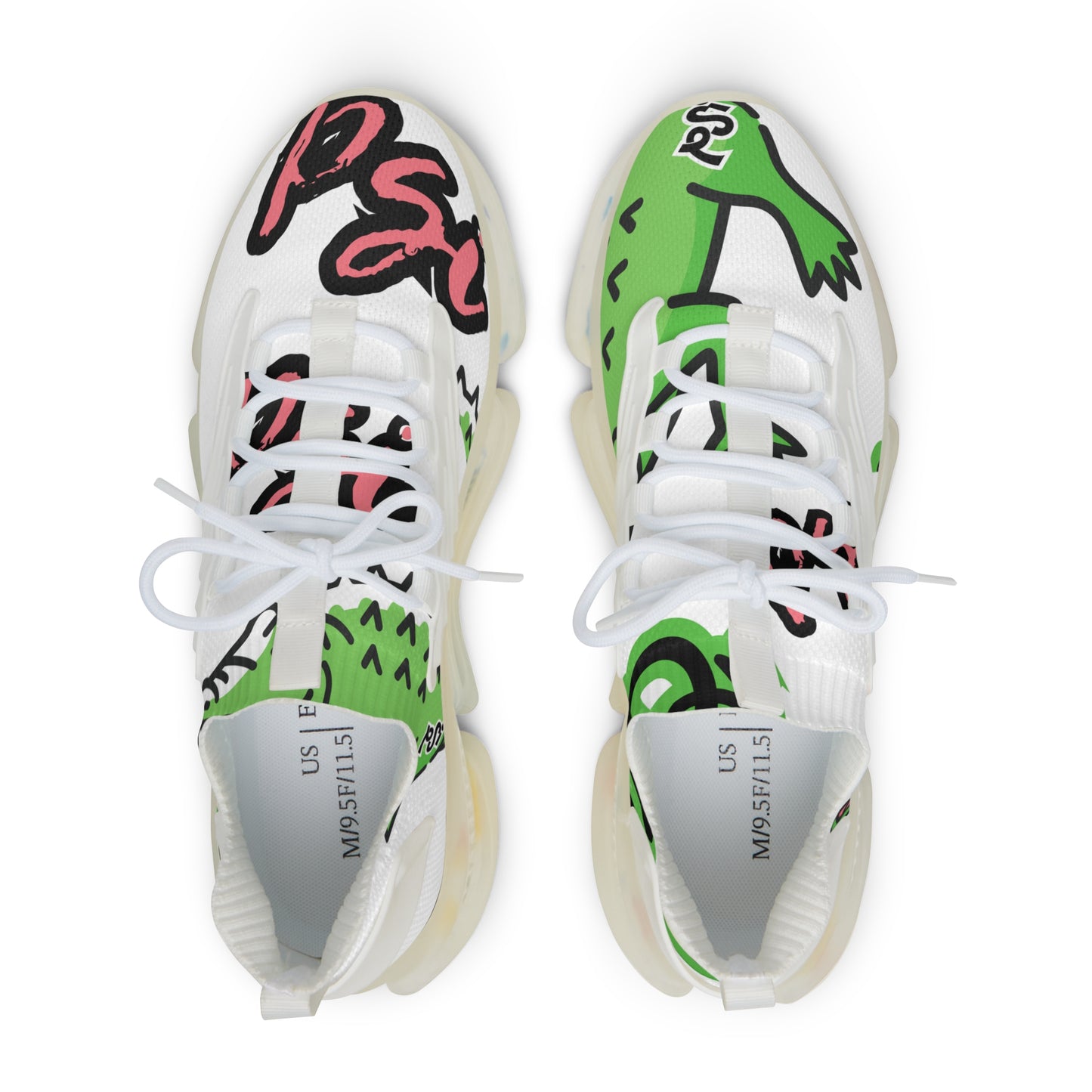 Be Pressure "Big Gator" Men's Mesh Sneakers