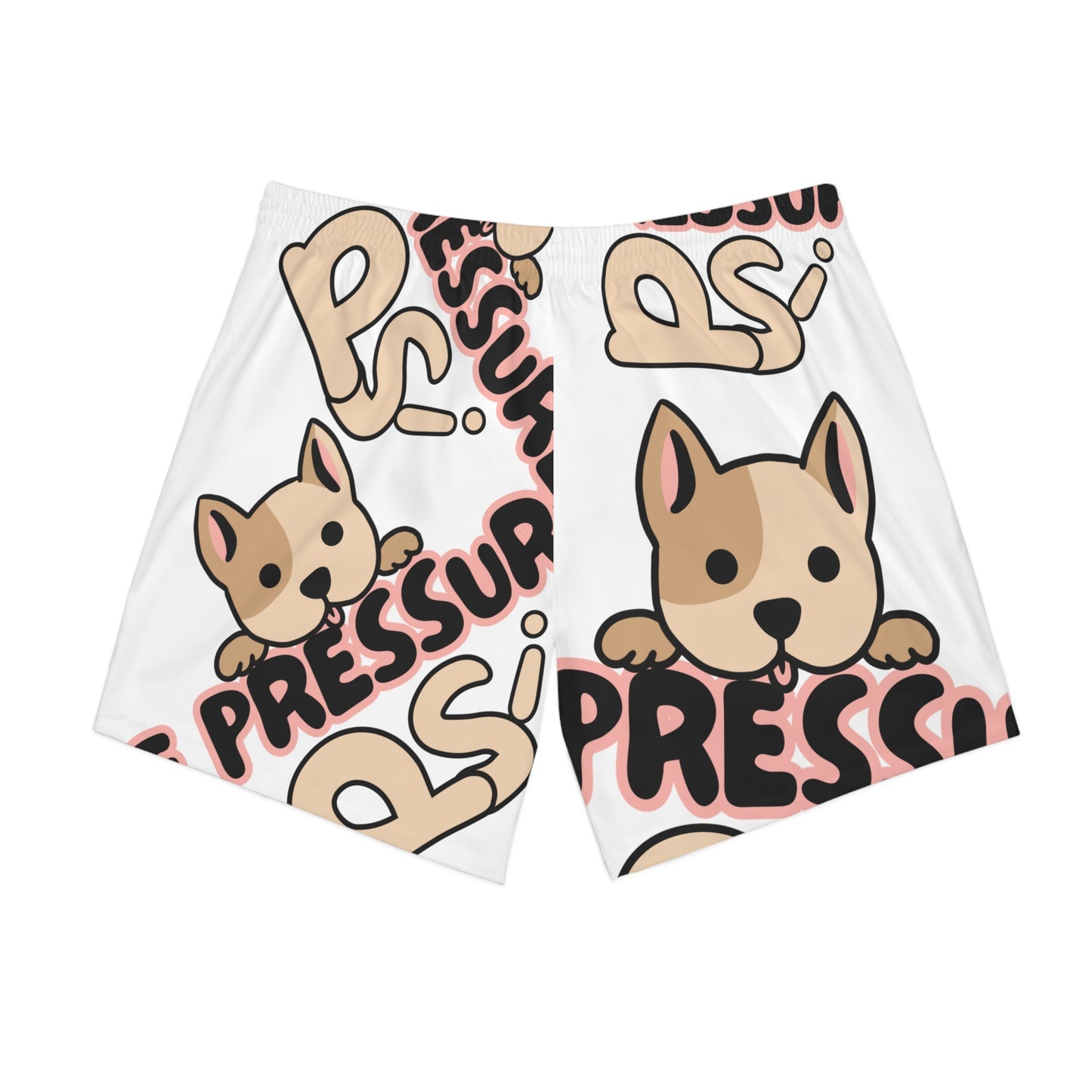 Psi Be Pressure "Big Dogs" Men's Elastic Beach Shorts