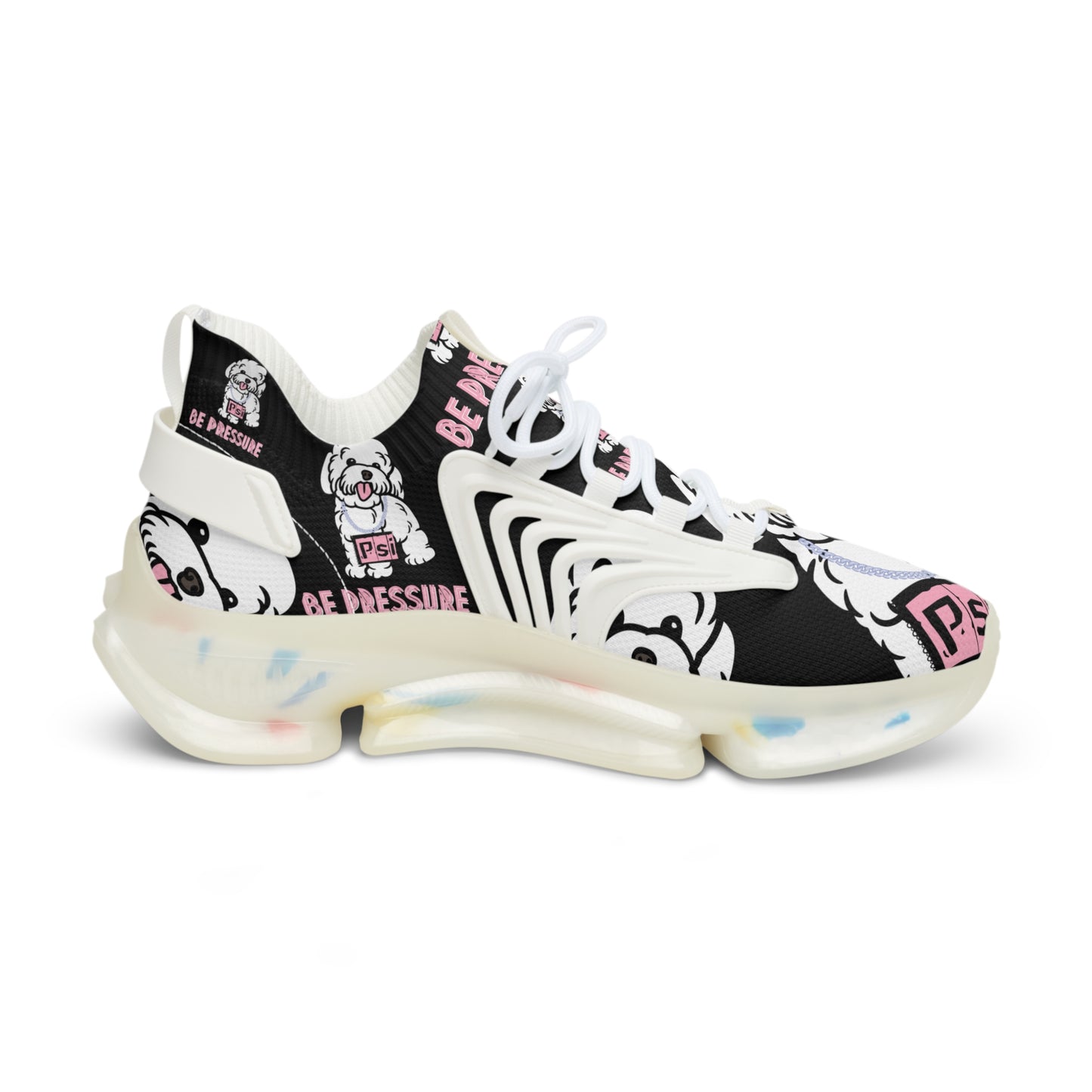 Psi Be Pressure "Cute Puppy" Men's Mesh Sneakers
