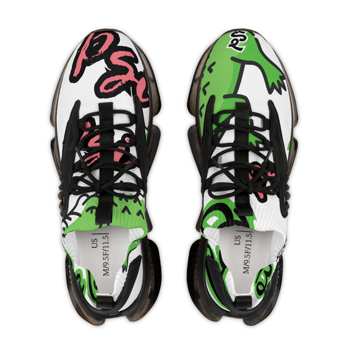 Be Pressure "Big Gator" Men's Mesh Sneakers